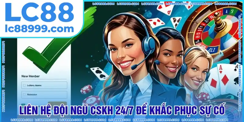 Khắc phục vấn đề thông qua đội ngũ CSKH 24/7 Khắc phục vấn đề thông qua đội ngũ CSKH 24/7